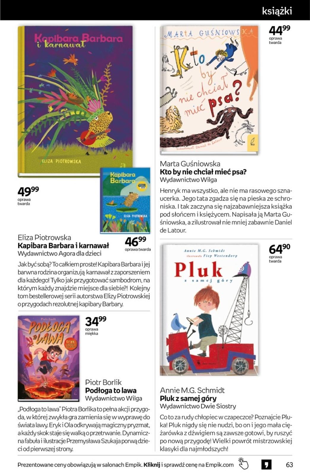 Gazetka promocyjna empik str. 63