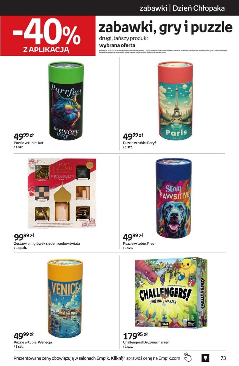 Gazetka promocyjna empik str. 73