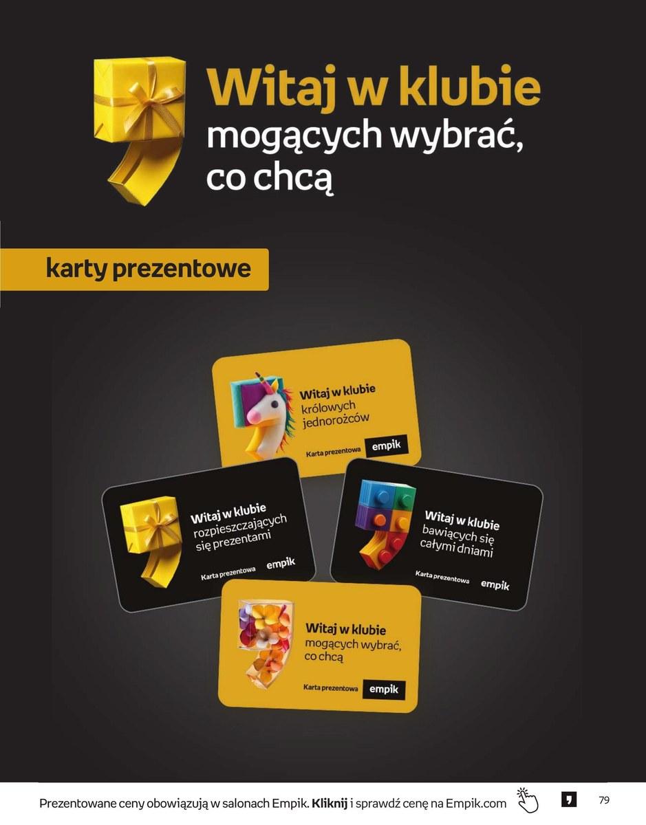 Gazetka promocyjna empik str. 79
