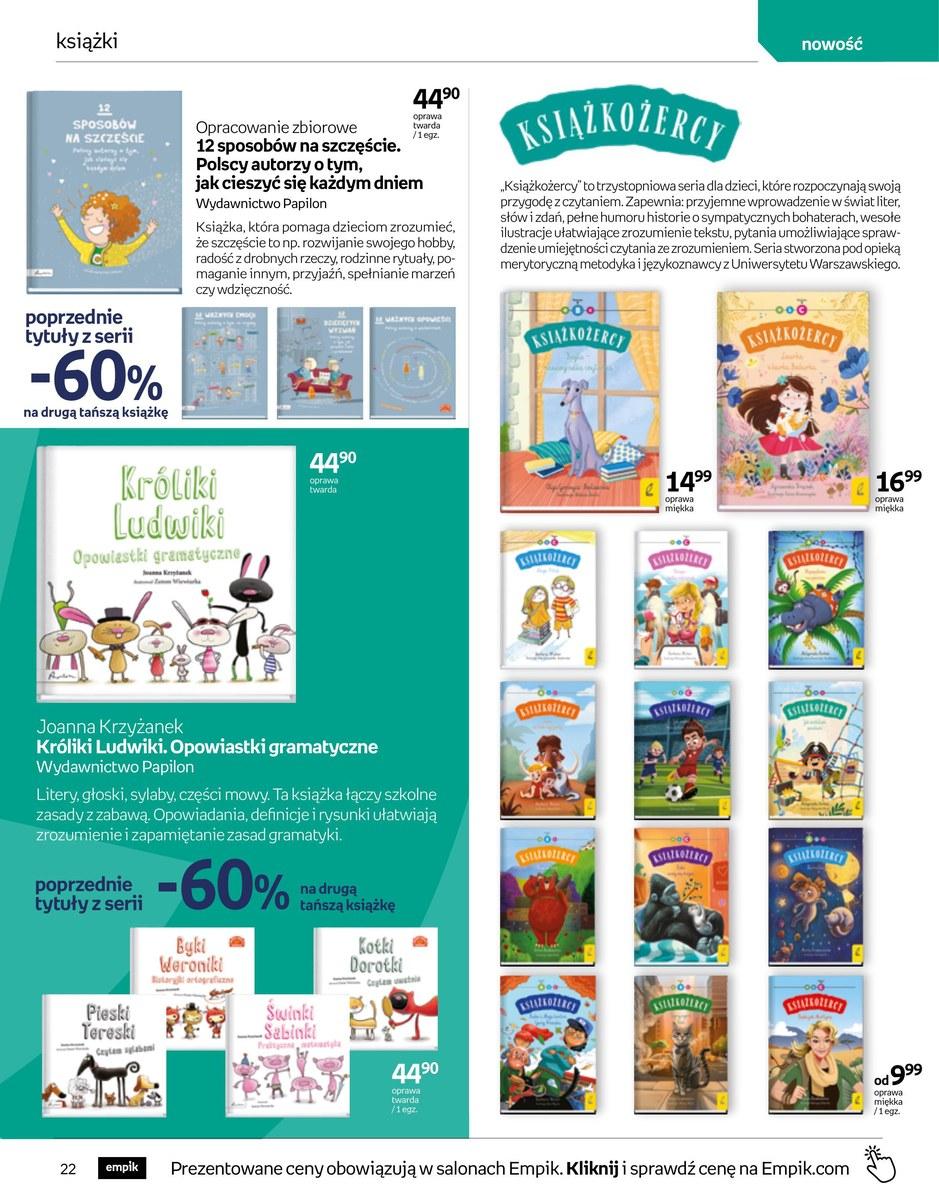 Gazetka promocyjna empik str. 22