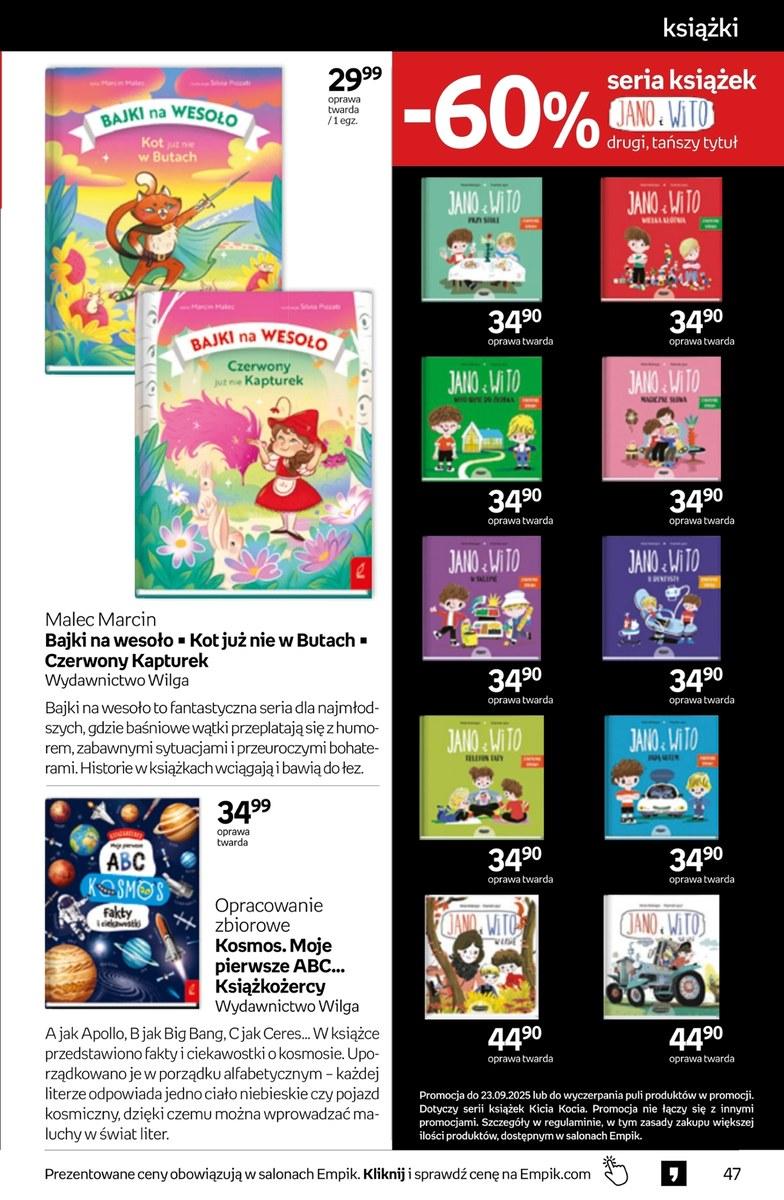 Gazetka promocyjna empik str. 47