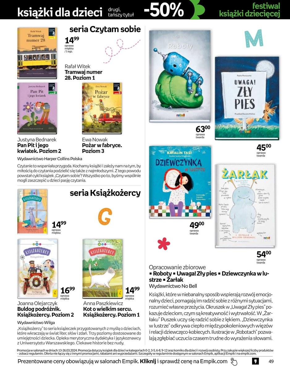 Gazetka promocyjna empik str. 49