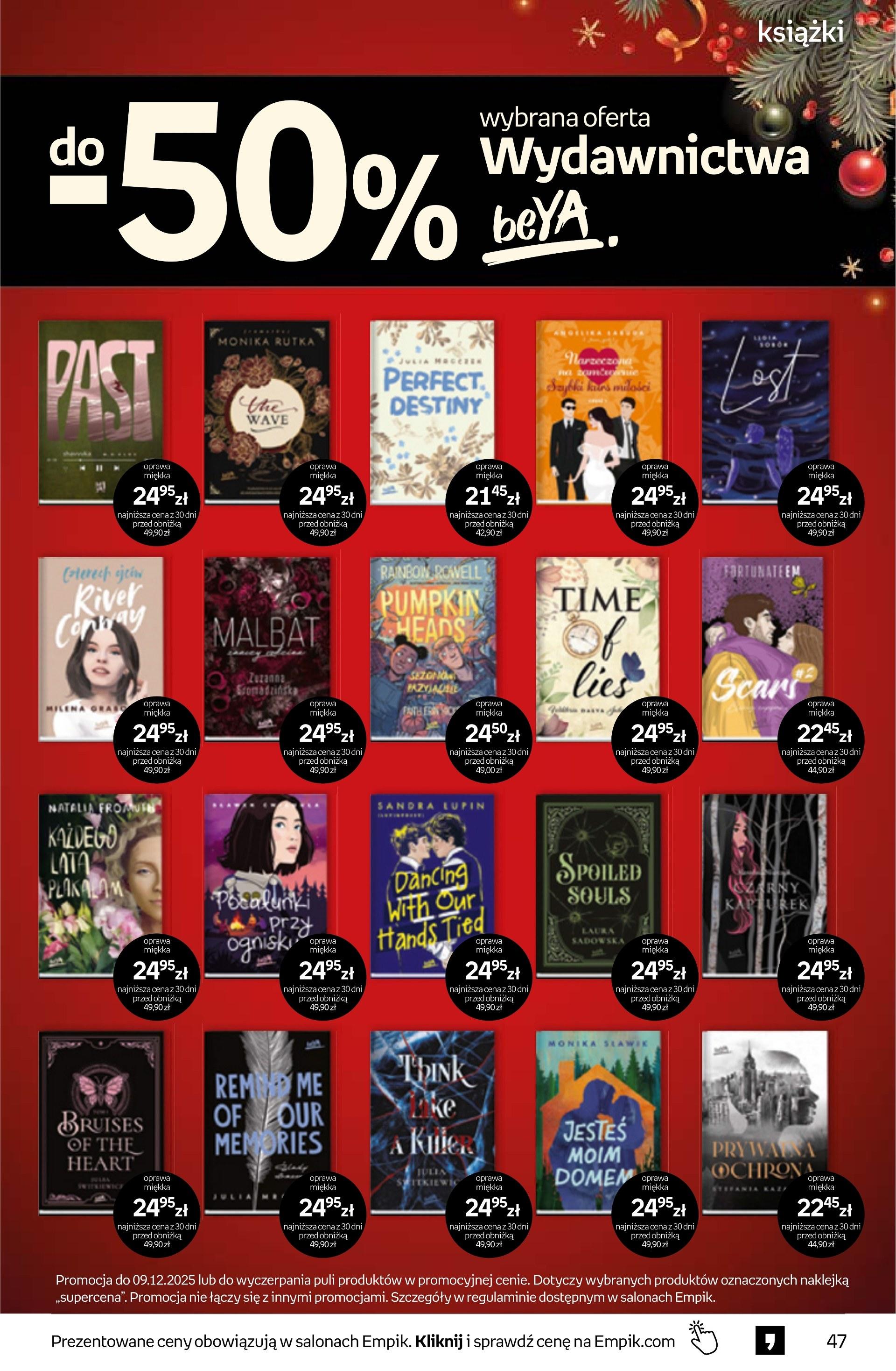 Gazetka promocyjna empik str. 47