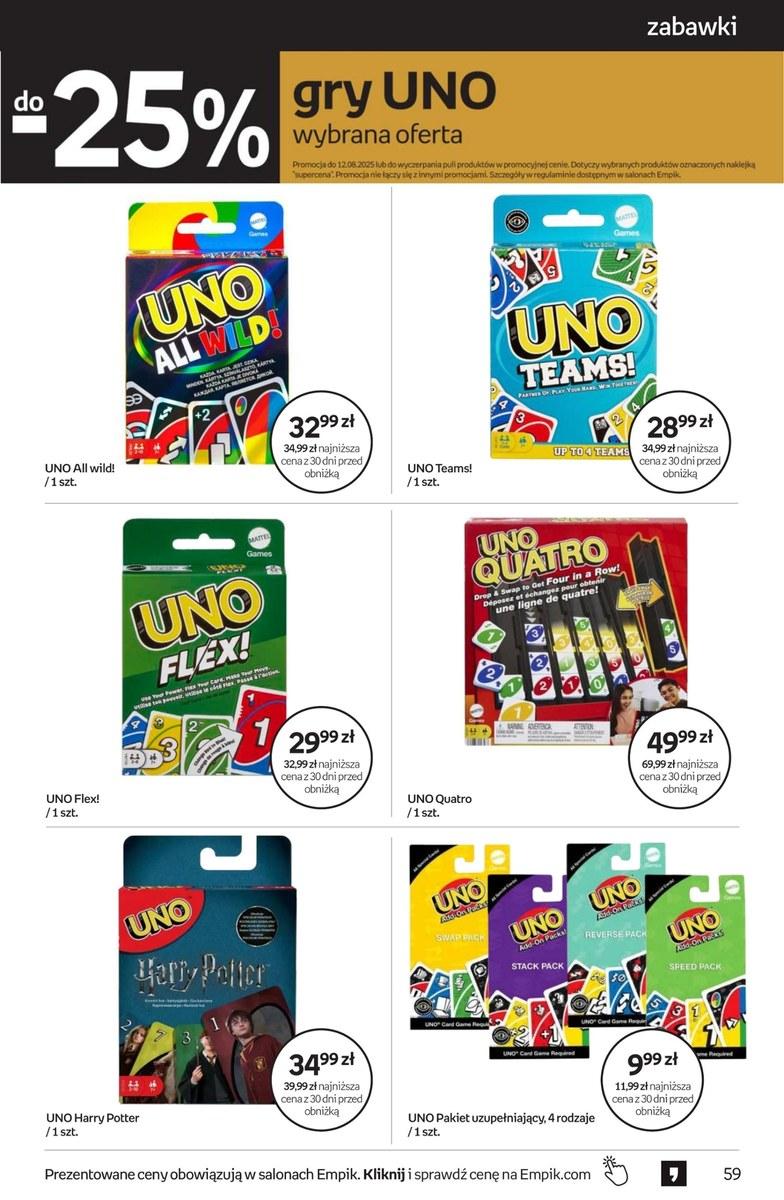 Gazetka promocyjna empik str. 59