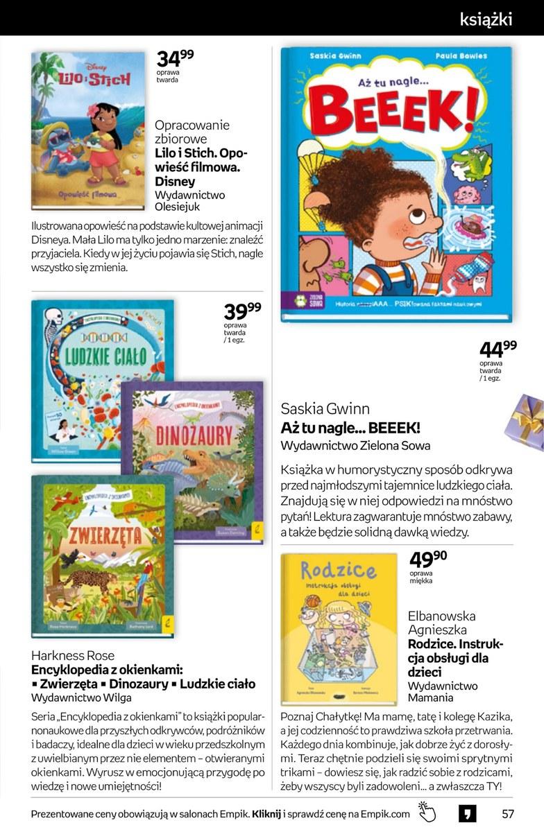 Gazetka promocyjna empik str. 57