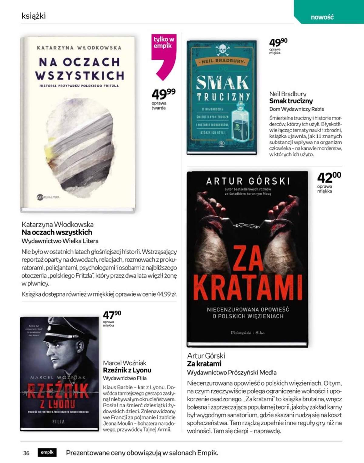 Gazetka promocyjna empik str. 36
