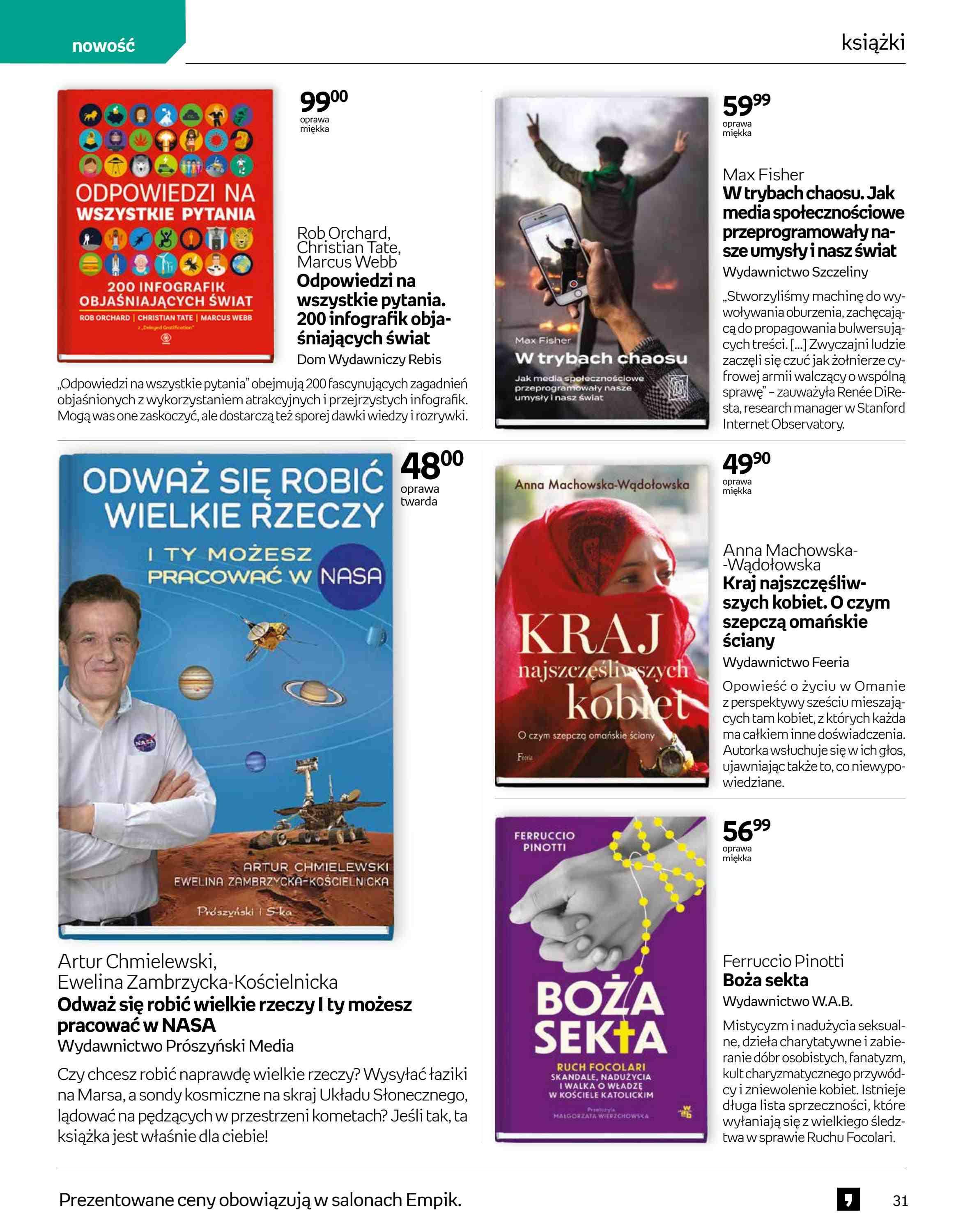 Gazetka promocyjna empik str. 31