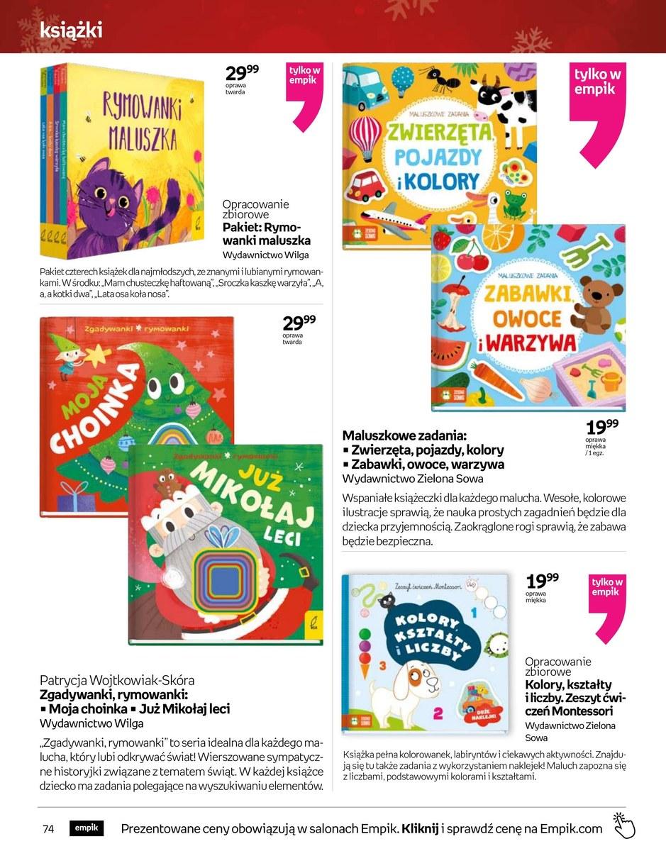 Gazetka promocyjna empik str. 74