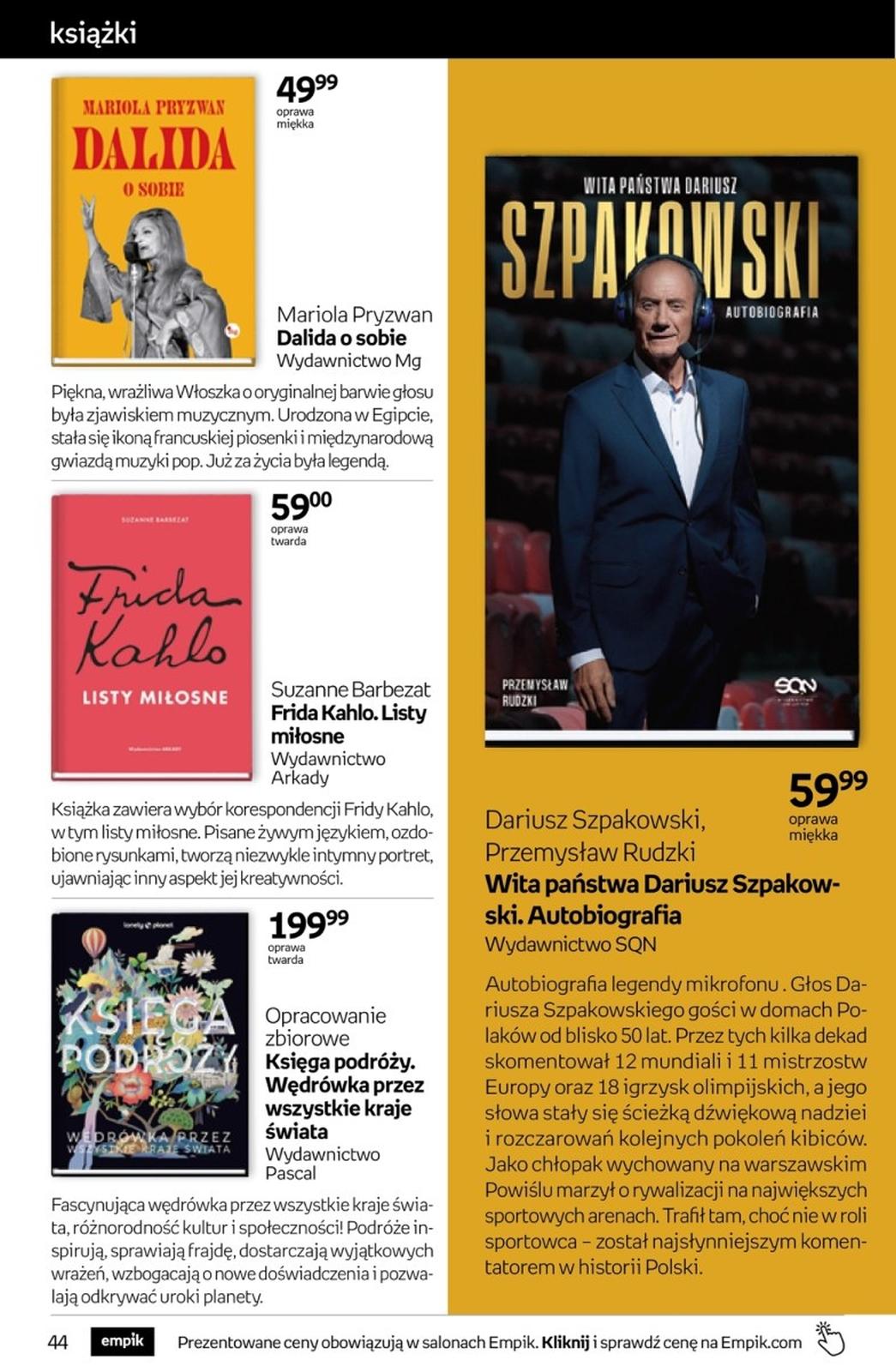 Gazetka promocyjna empik str. 44