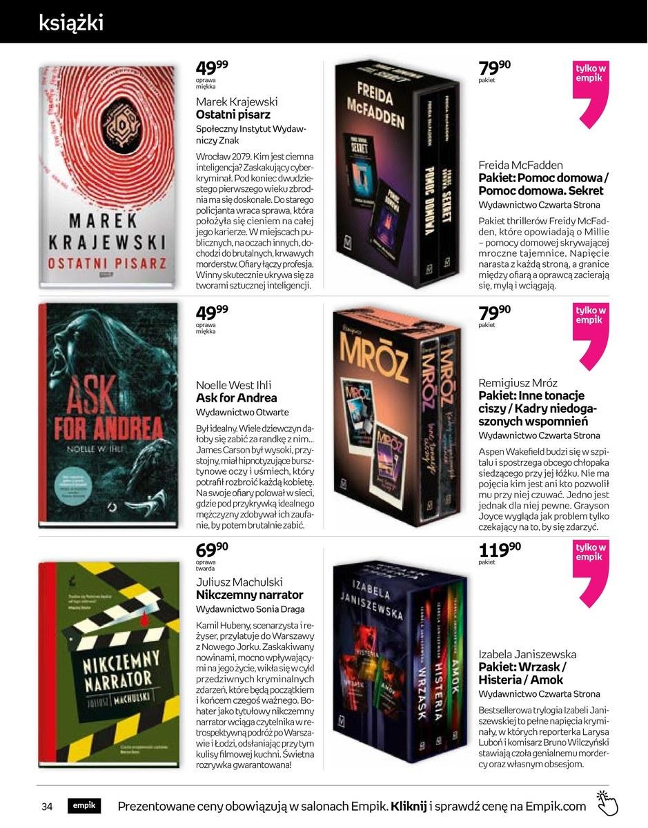 Gazetka promocyjna empik str. 34