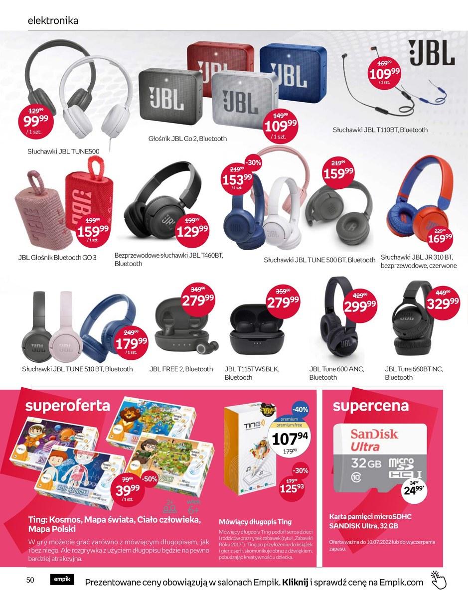 Gazetka promocyjna empik str. 50