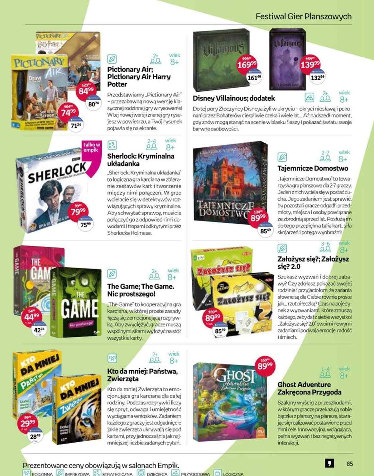 Gazetka promocyjna empik str. 85