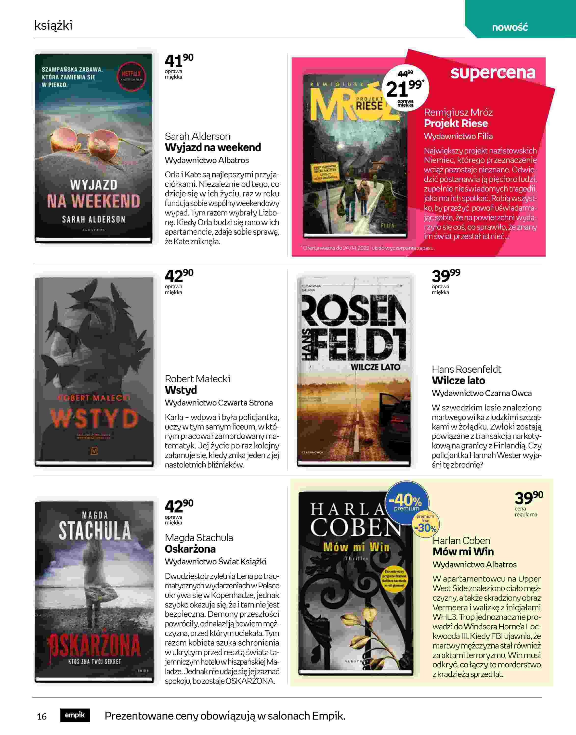 Gazetka promocyjna empik str. 16