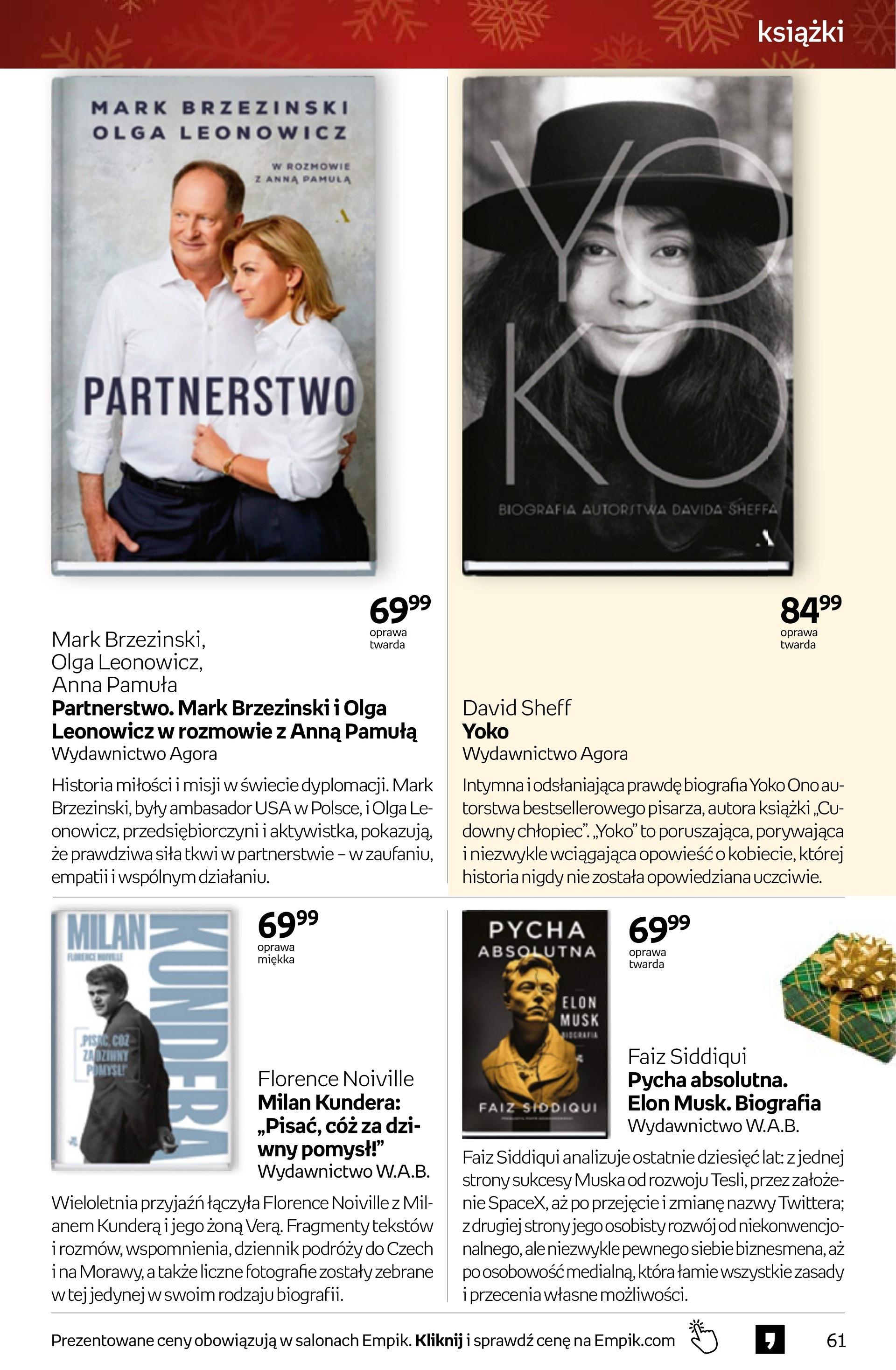 Gazetka promocyjna empik str. 61