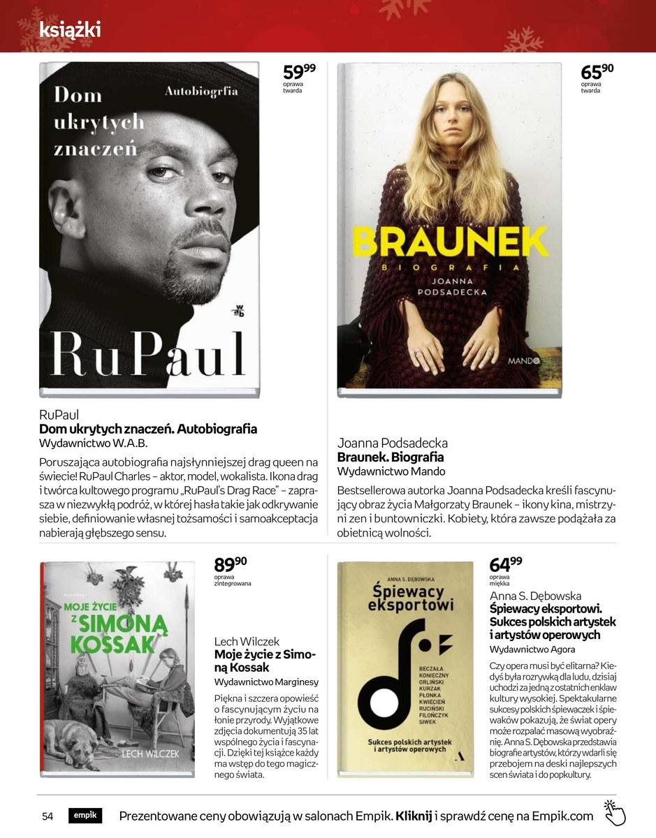 Gazetka promocyjna empik str. 54