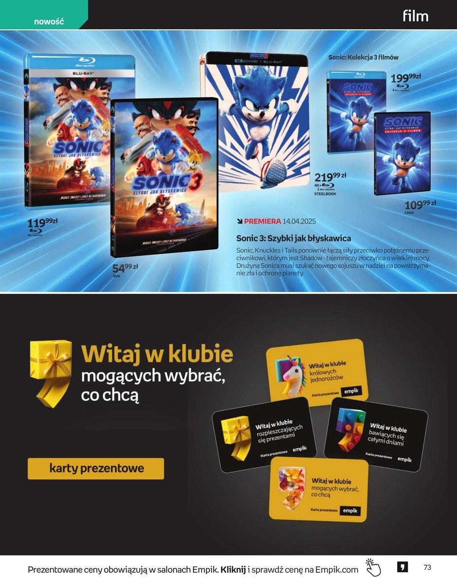 Gazetka promocyjna empik str. 73
