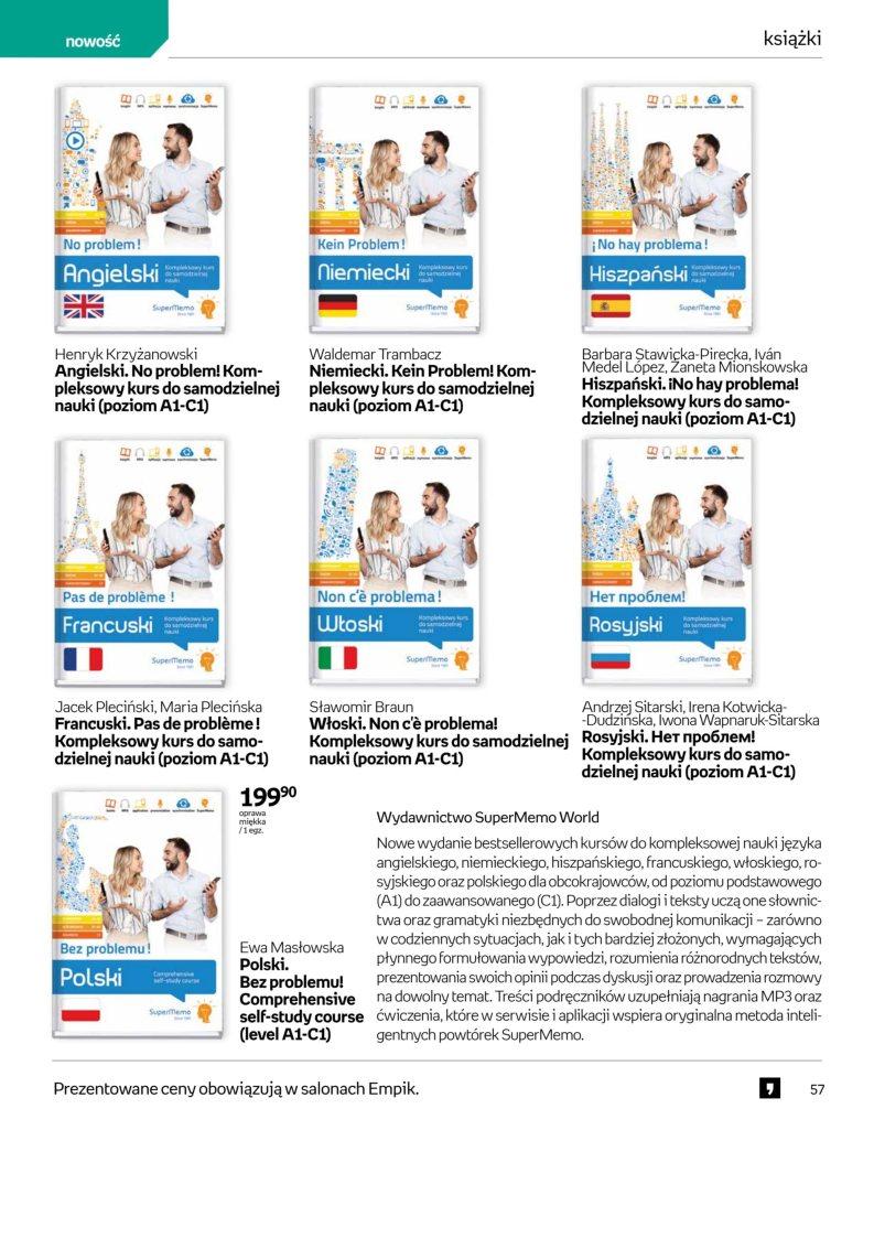 Gazetka promocyjna empik str. 57