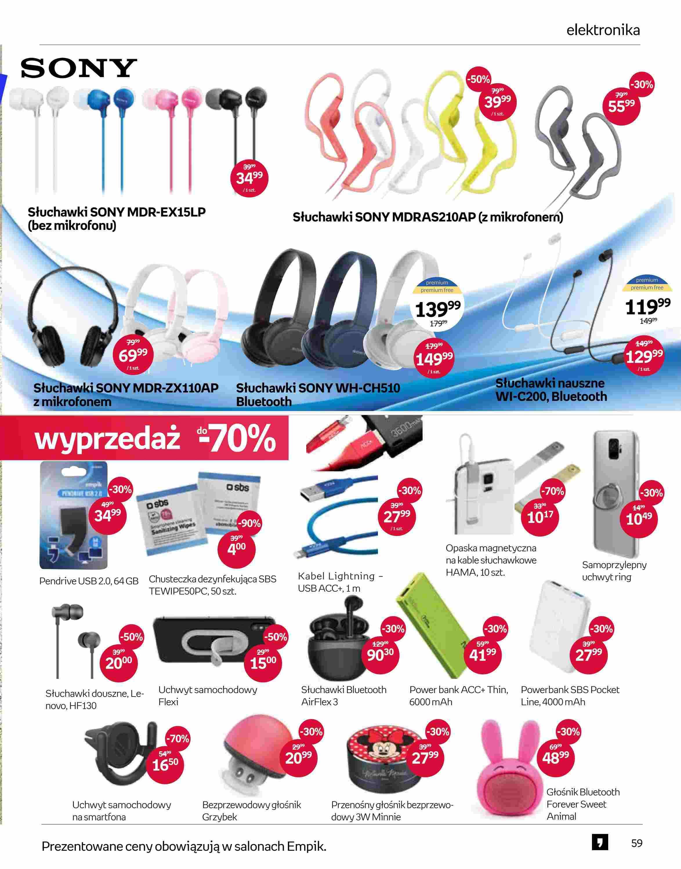 Gazetka promocyjna empik str. 59