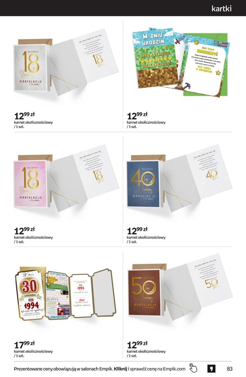 Gazetka promocyjna empik str. 83