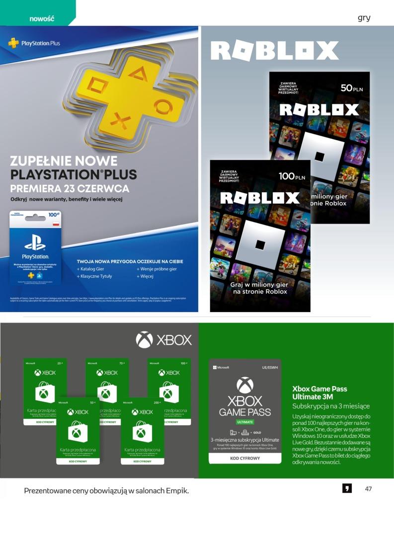 Gazetka promocyjna empik str. 47