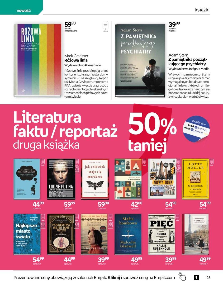 Gazetka promocyjna empik str. 23