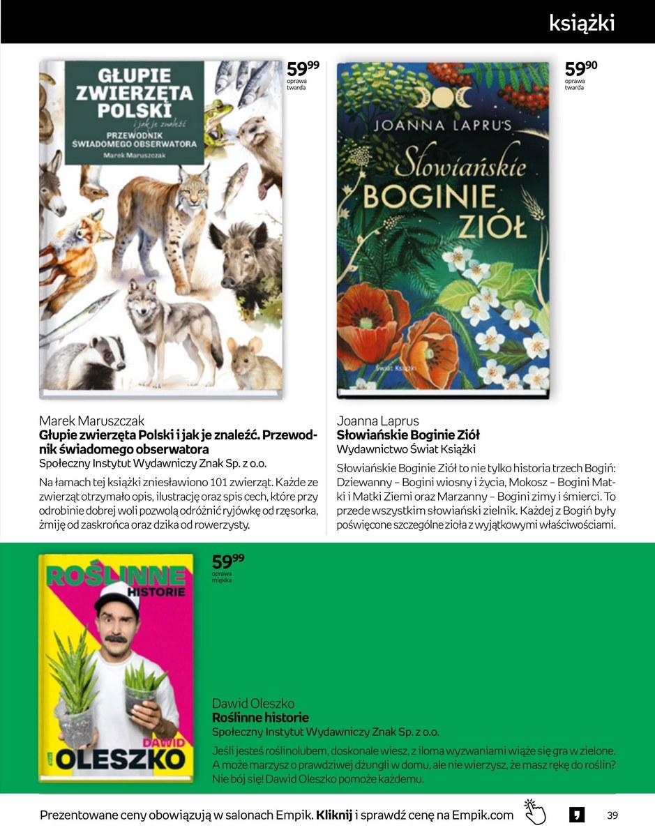 Gazetka promocyjna empik str. 39