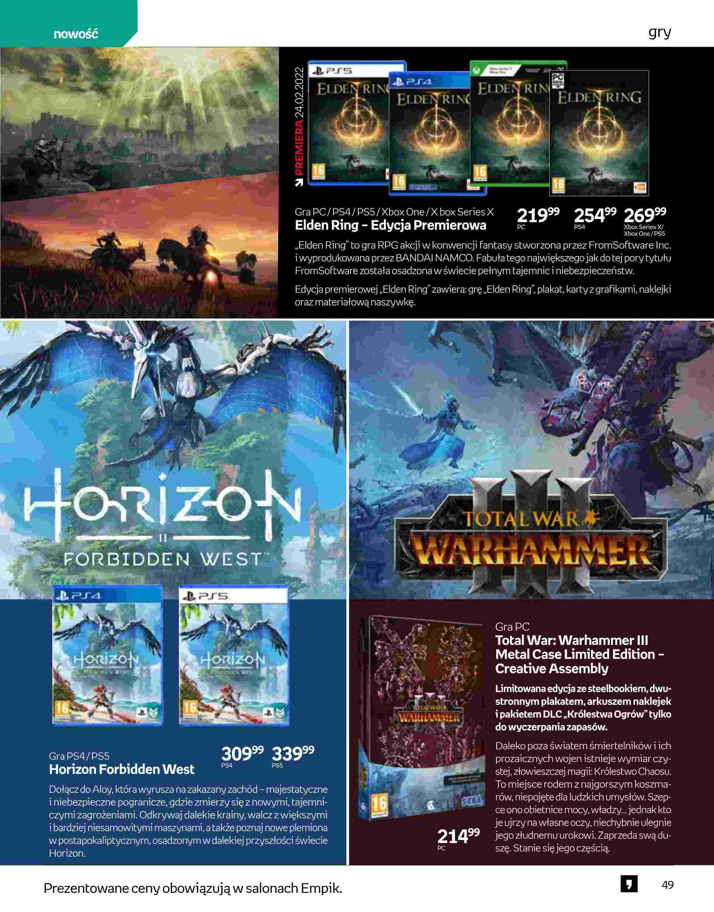 Gazetka promocyjna empik str. 49