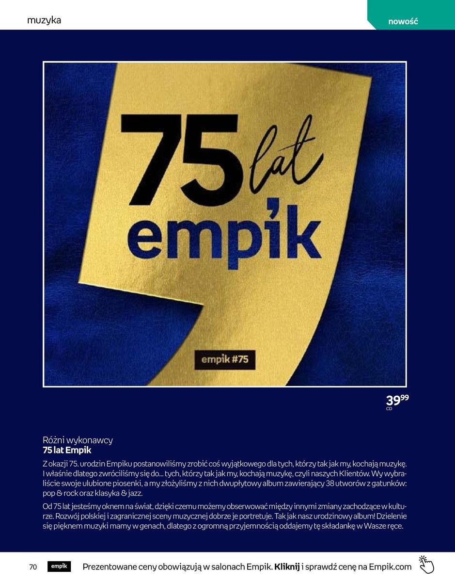Gazetka promocyjna empik str. 70