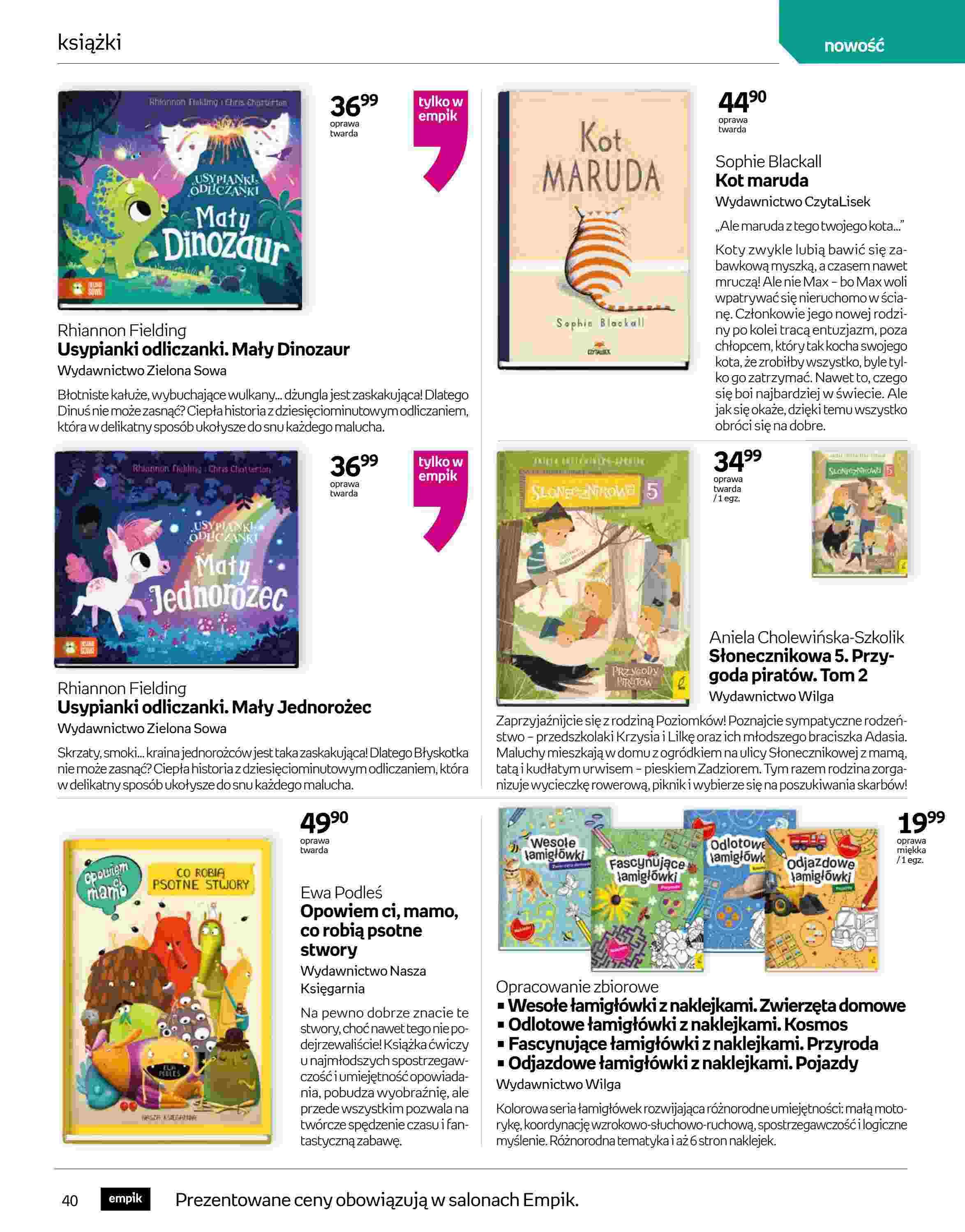 Gazetka promocyjna empik str. 40