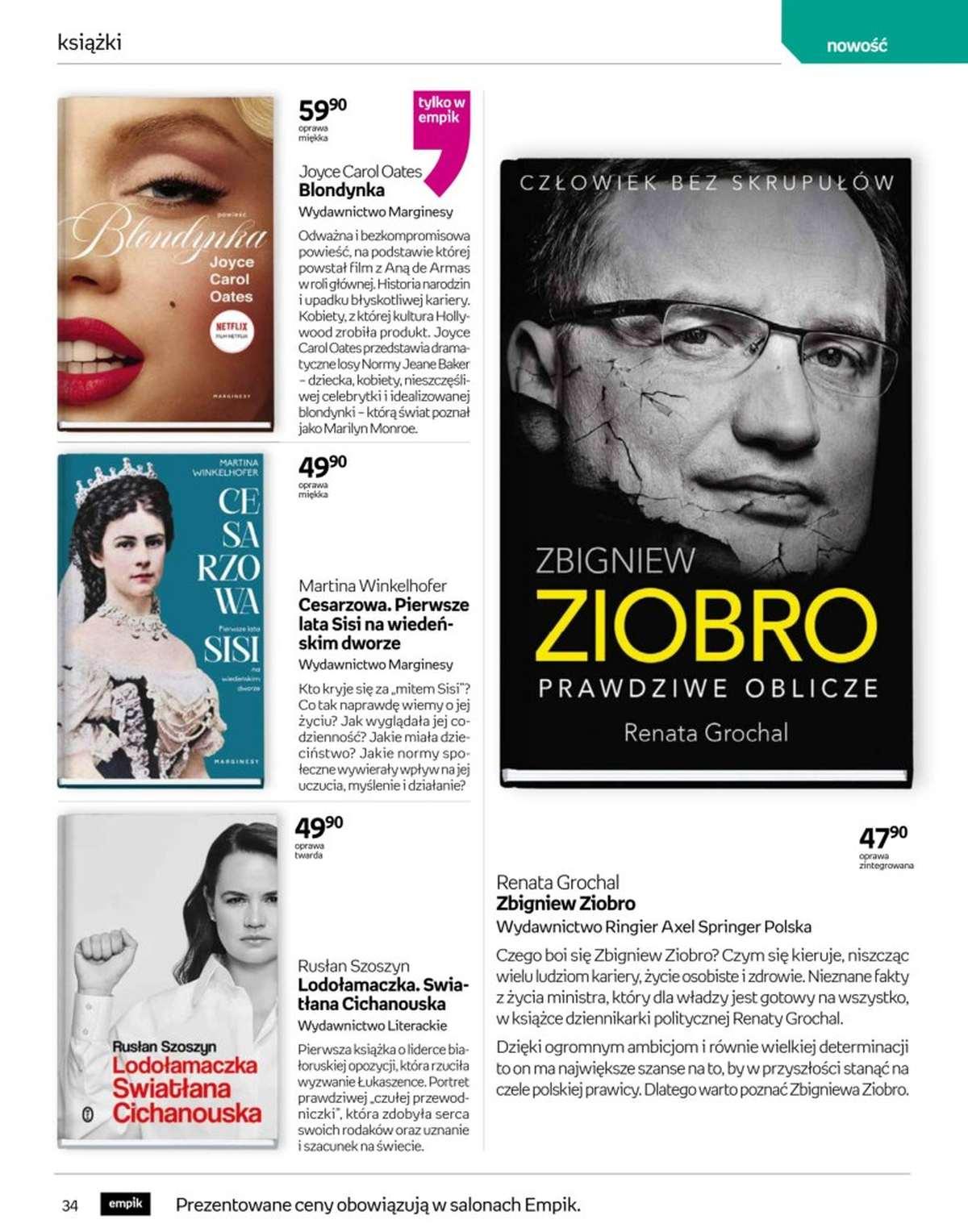 Gazetka promocyjna empik str. 34