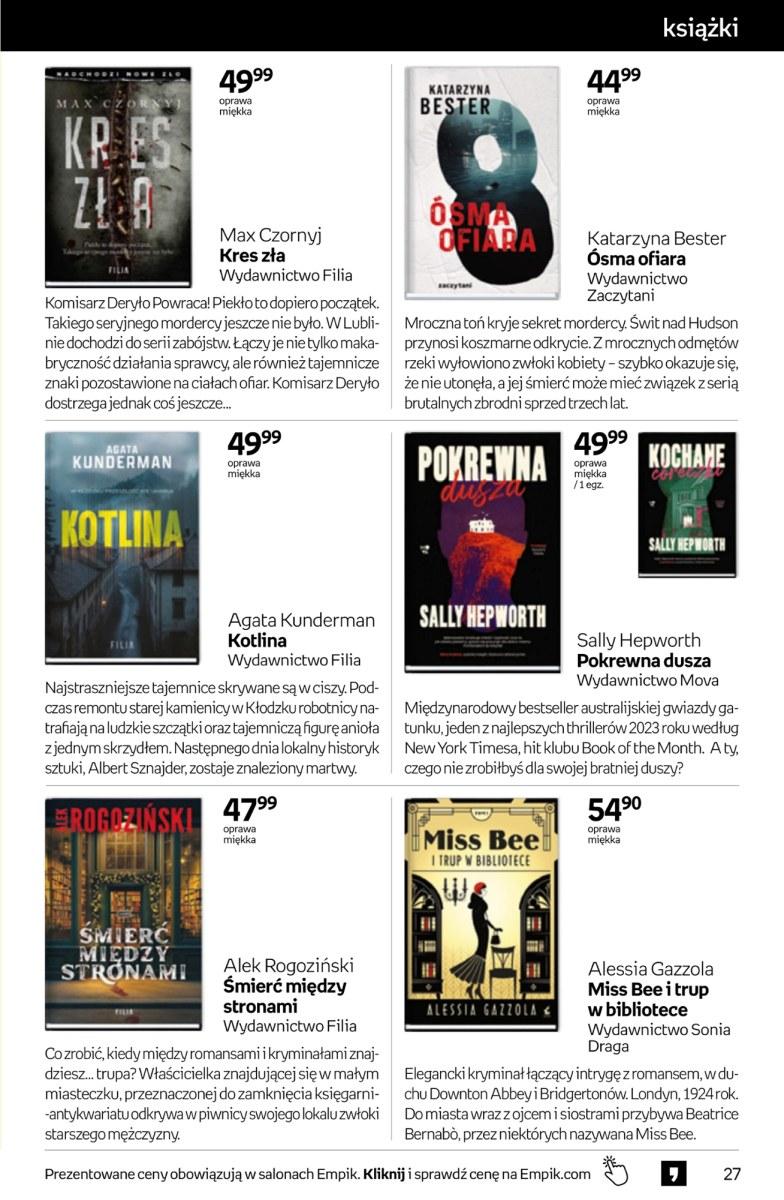 Gazetka promocyjna empik str. 27