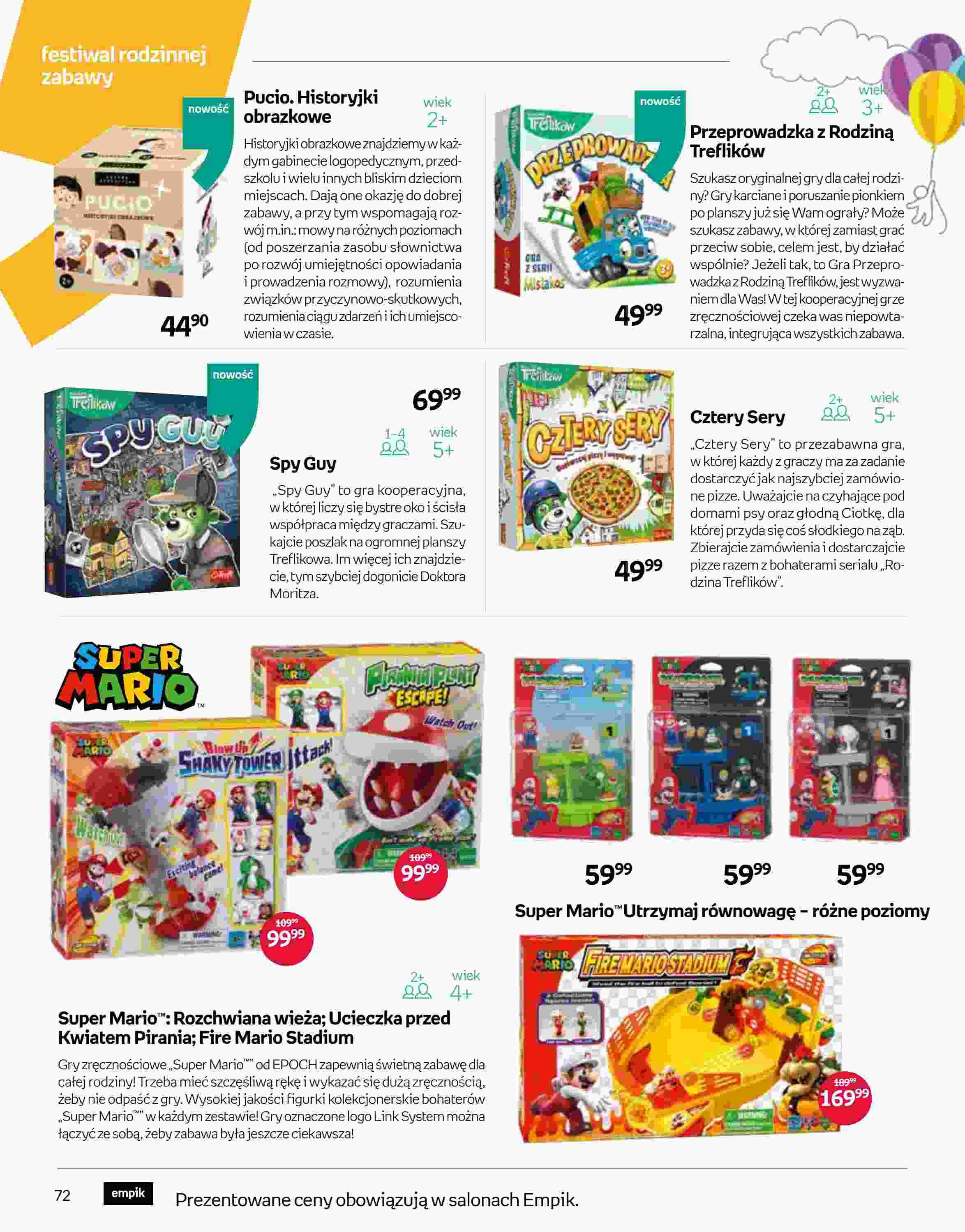 Gazetka promocyjna empik str. 72
