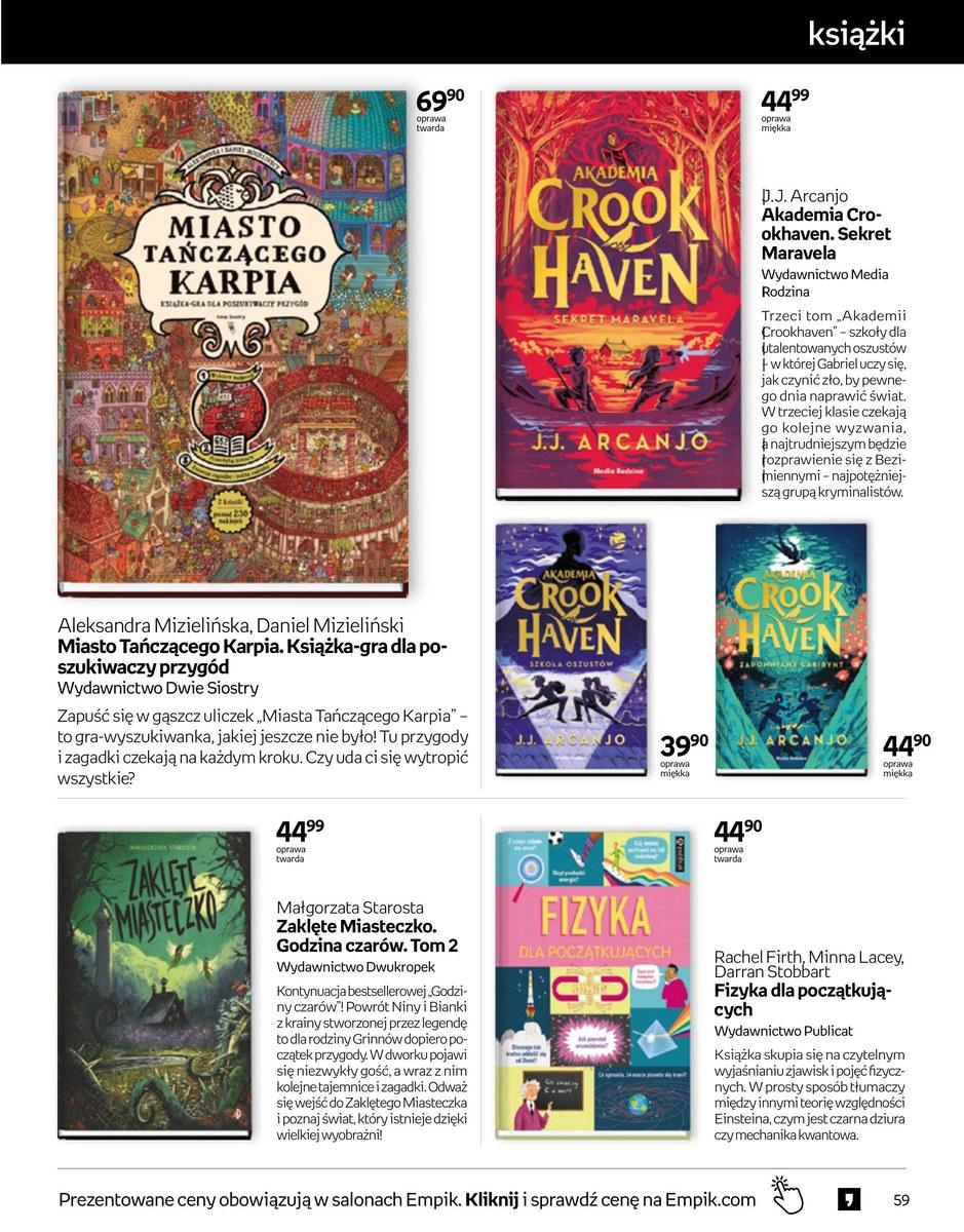 Gazetka promocyjna empik str. 59