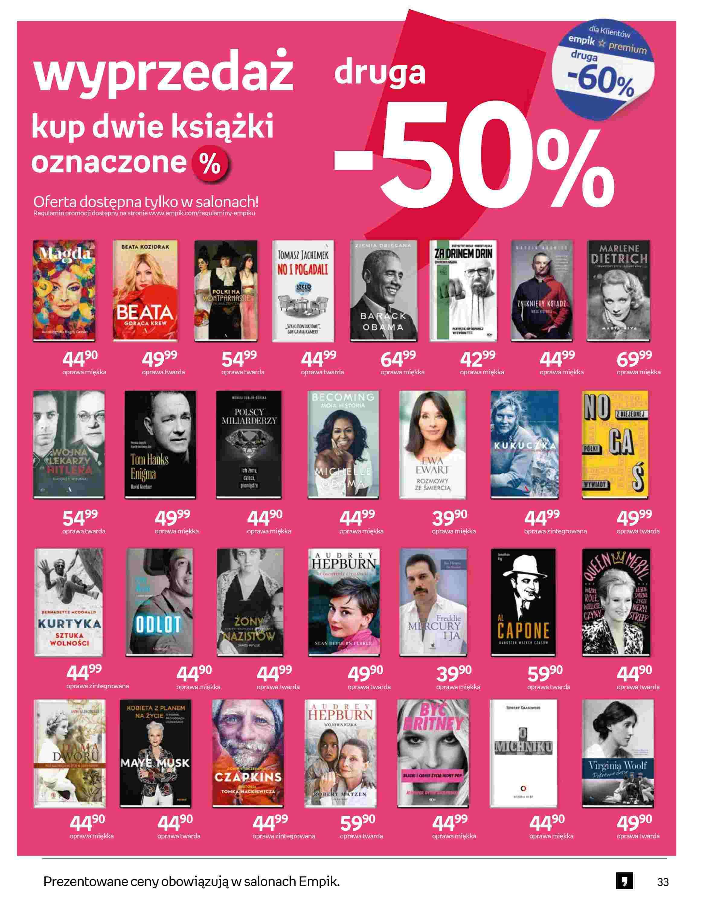 Gazetka promocyjna empik str. 33