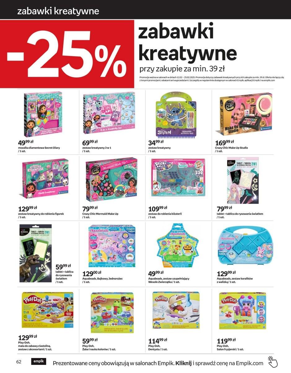 Gazetka promocyjna empik str. 62