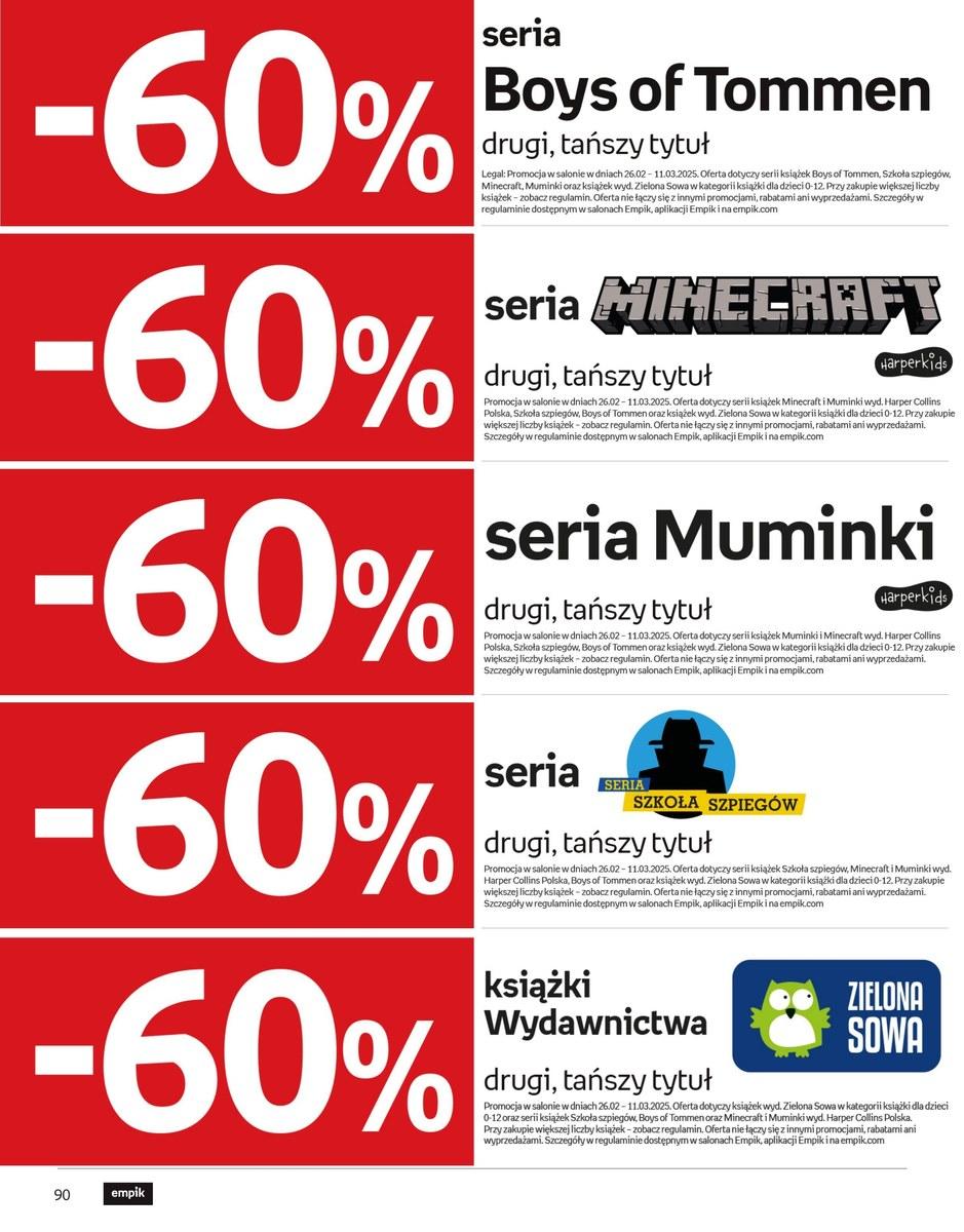 Gazetka promocyjna empik str. 90