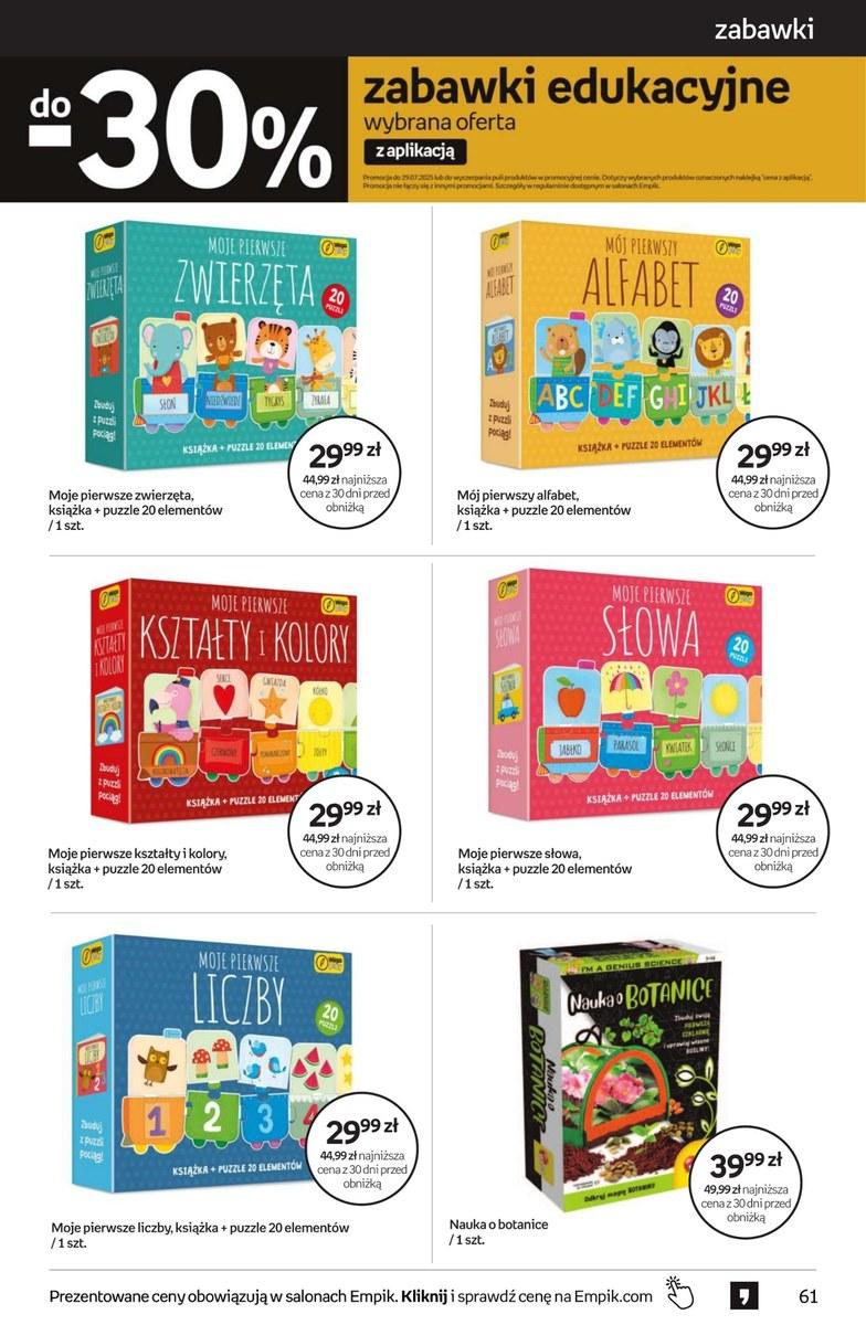Gazetka promocyjna empik str. 61