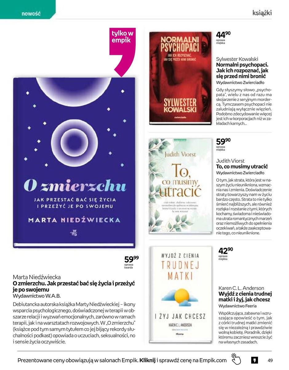 Gazetka promocyjna empik str. 49