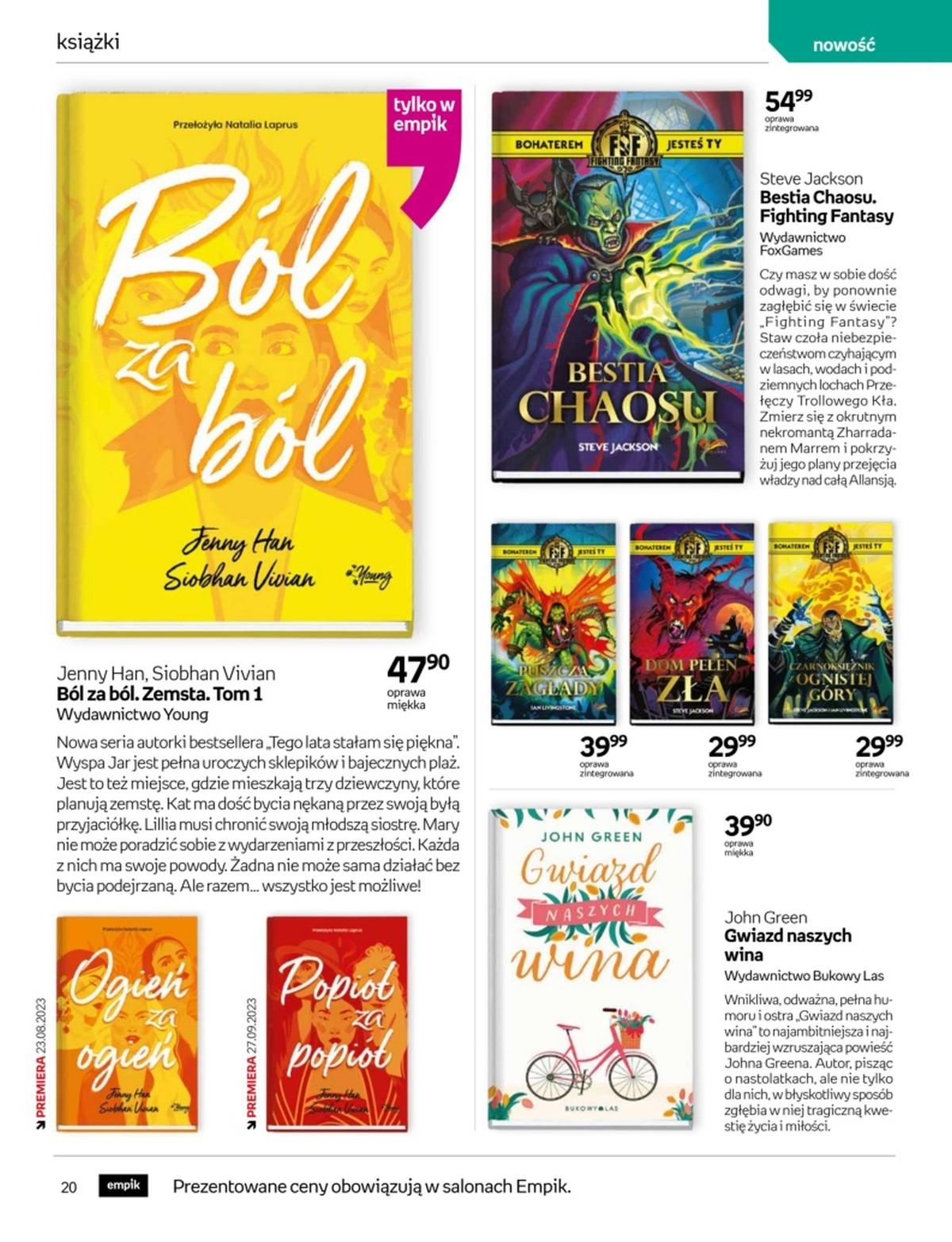 Gazetka promocyjna empik str. 20
