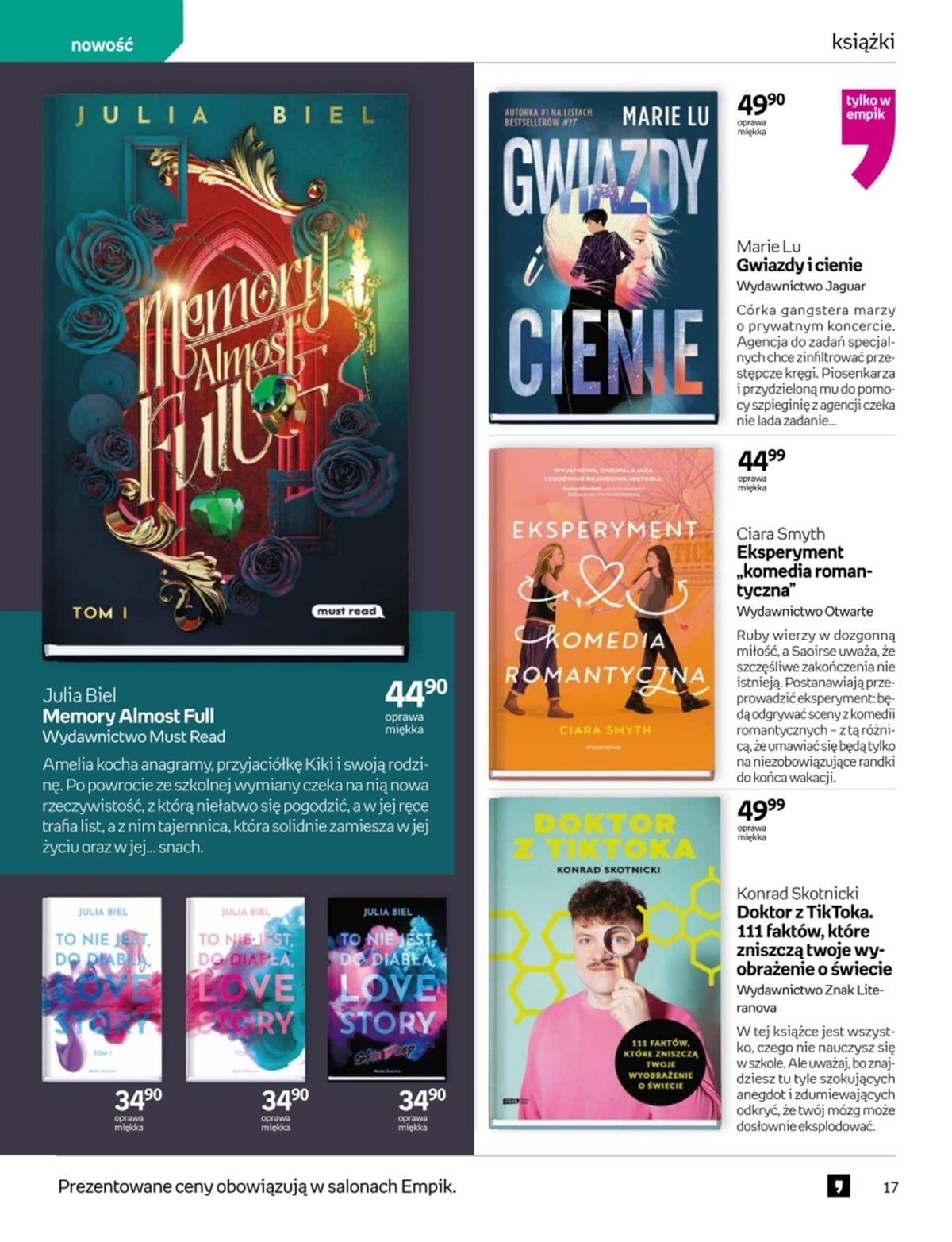 Gazetka promocyjna empik str. 17