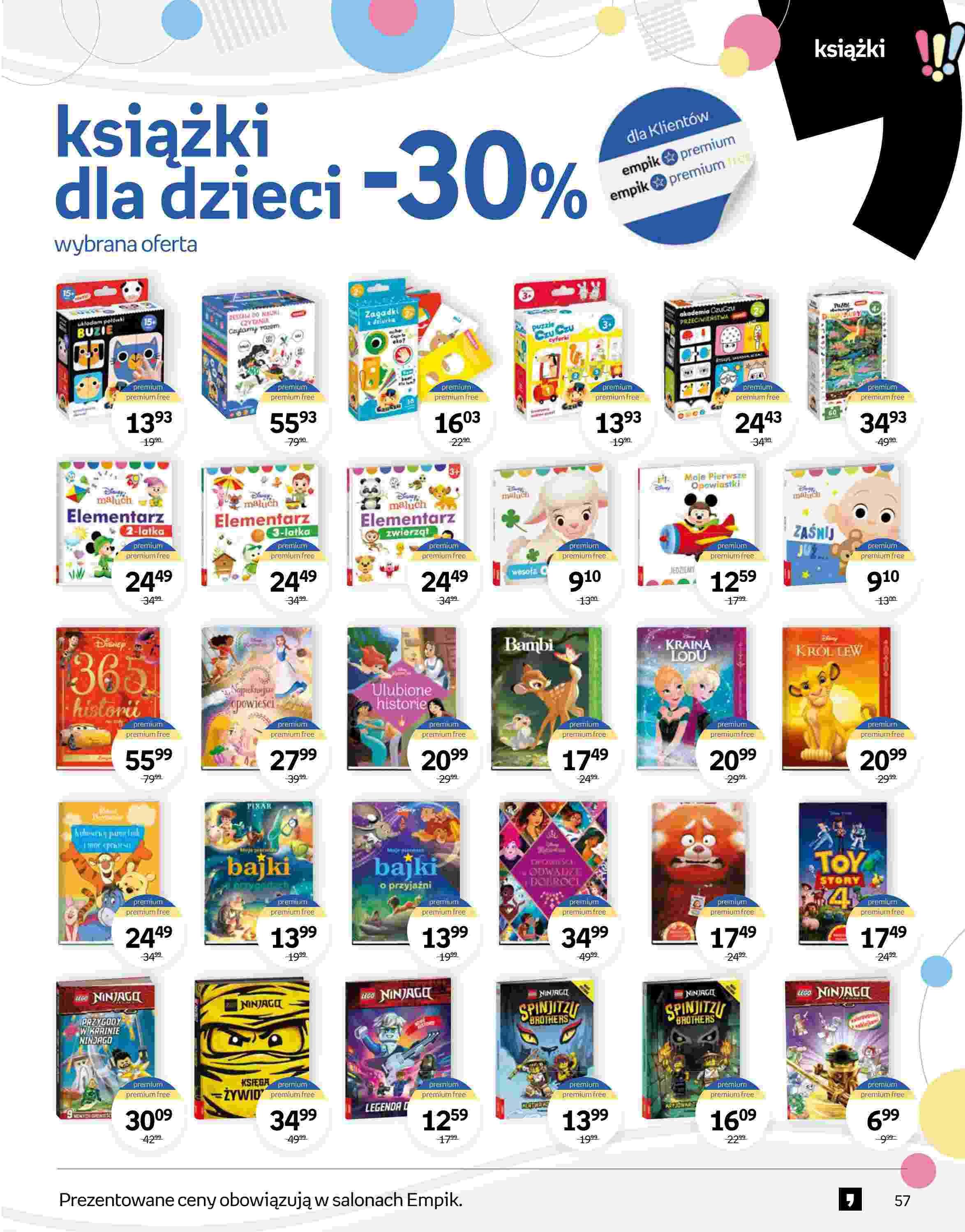 Gazetka promocyjna empik str. 57