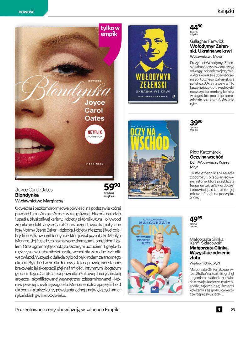 Gazetka promocyjna empik str. 29