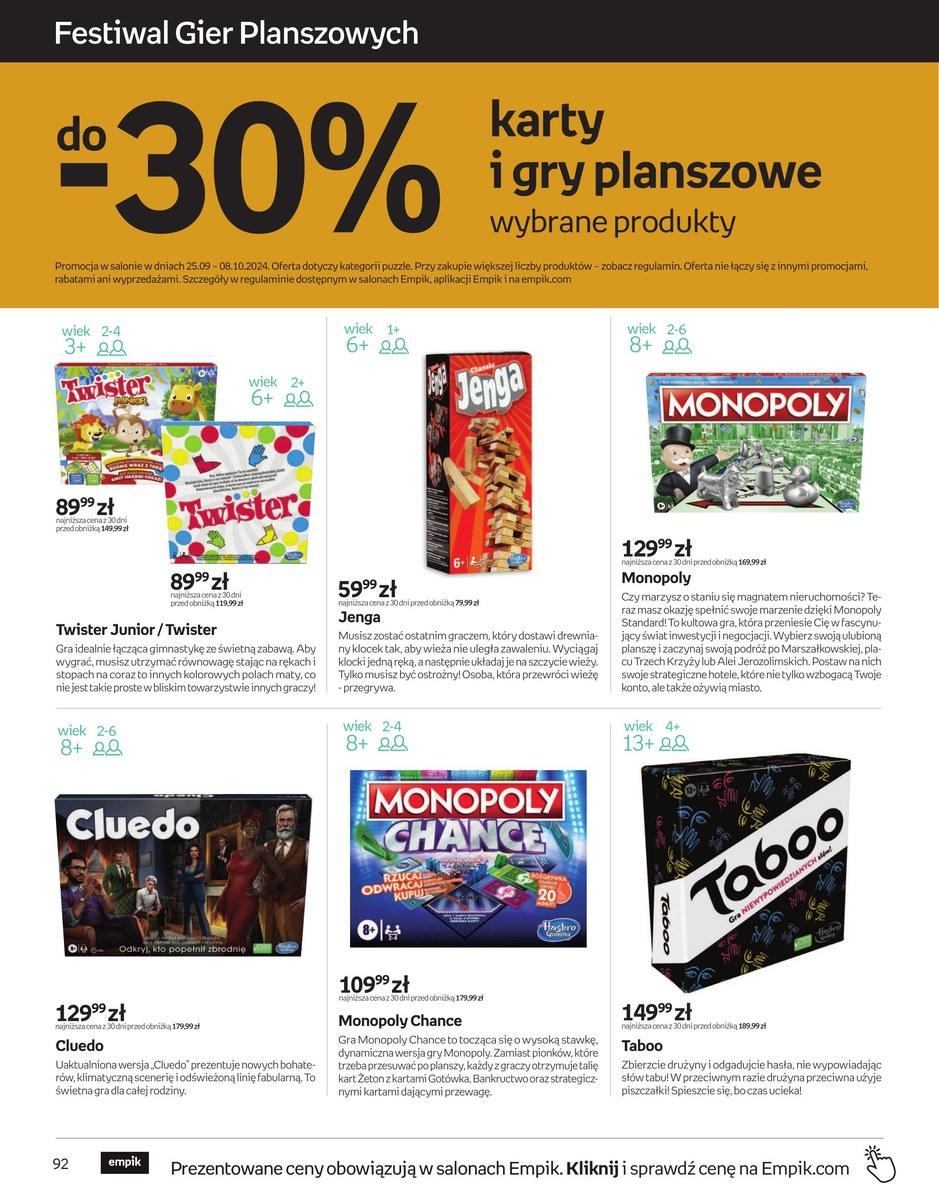 Gazetka promocyjna empik str. 92