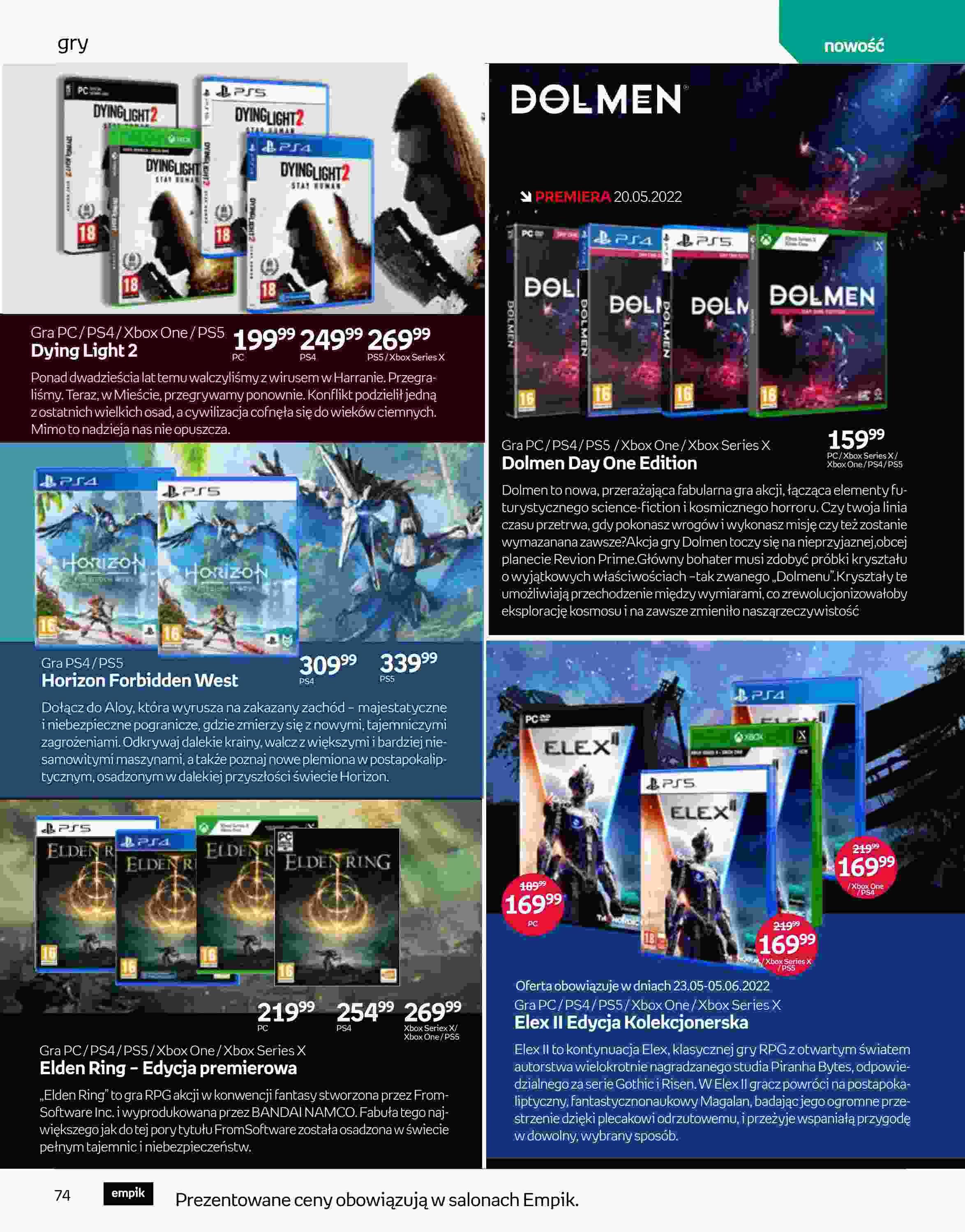 Gazetka promocyjna empik str. 74