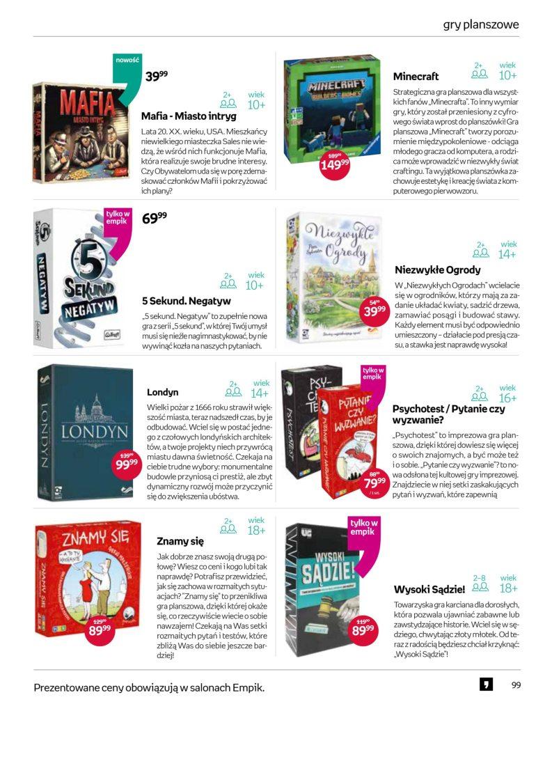 Gazetka promocyjna empik str. 99