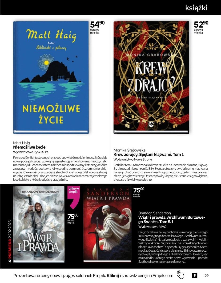 Gazetka promocyjna empik str. 29