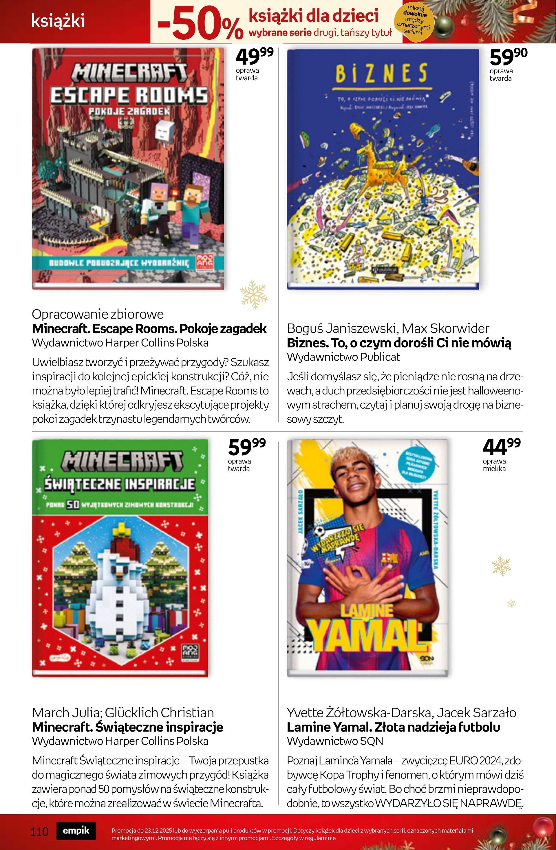 Gazetka promocyjna empik str. 110