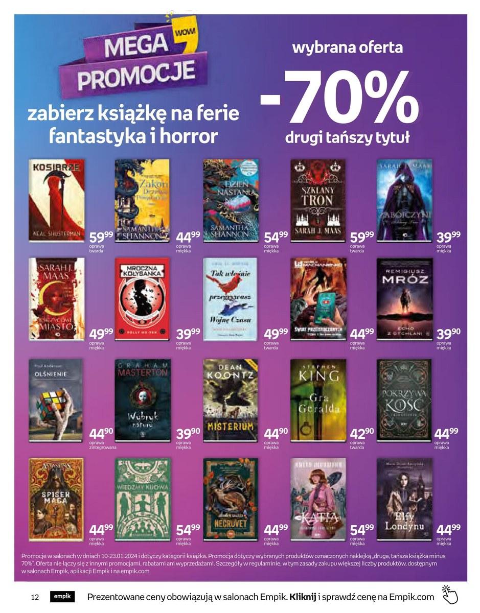 Gazetka promocyjna empik str. 12