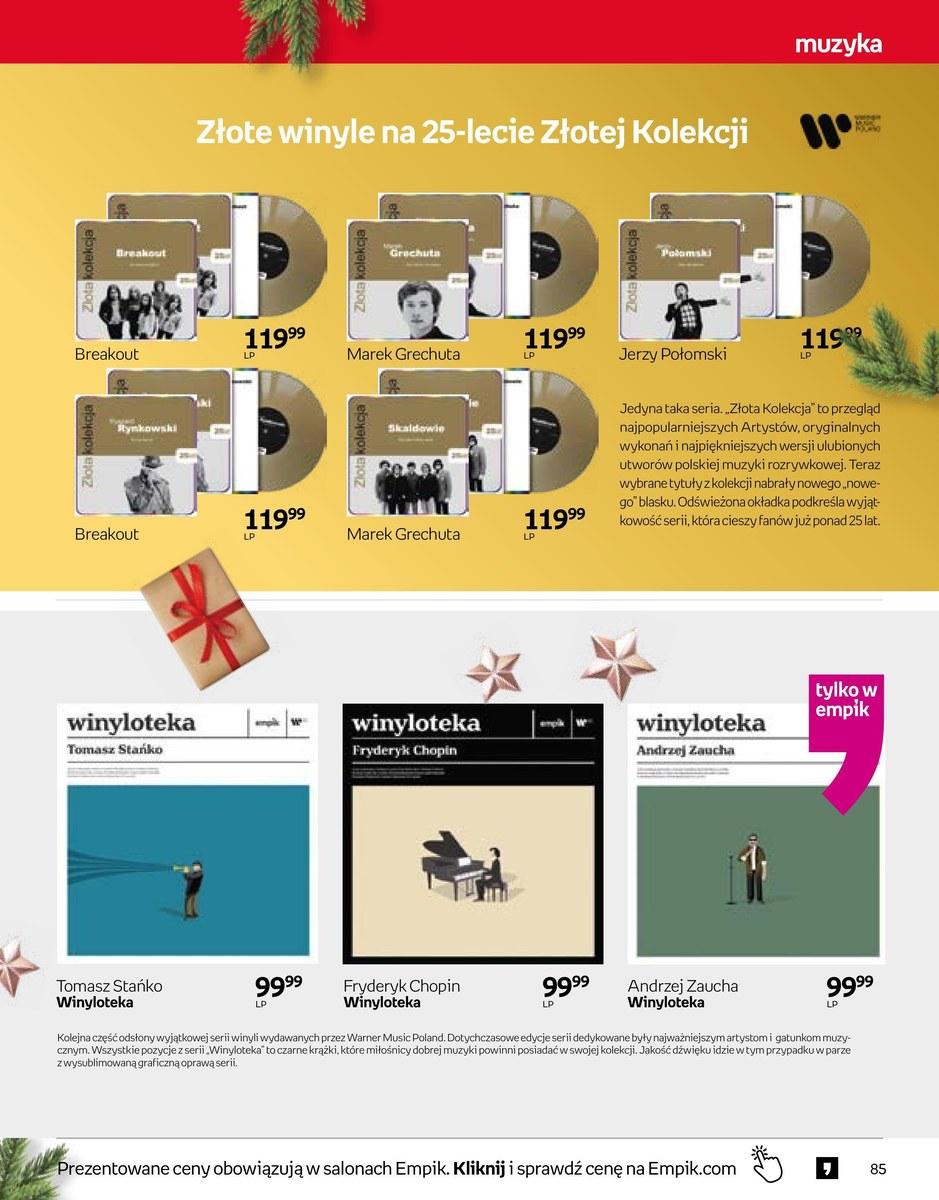 Gazetka promocyjna empik str. 85