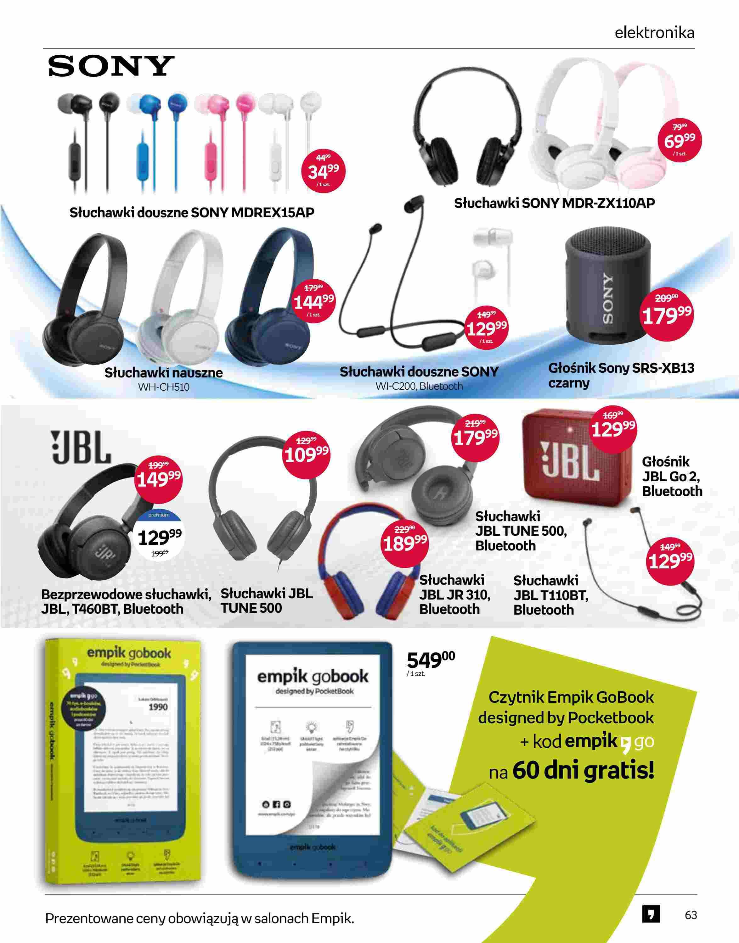 Gazetka promocyjna empik str. 63